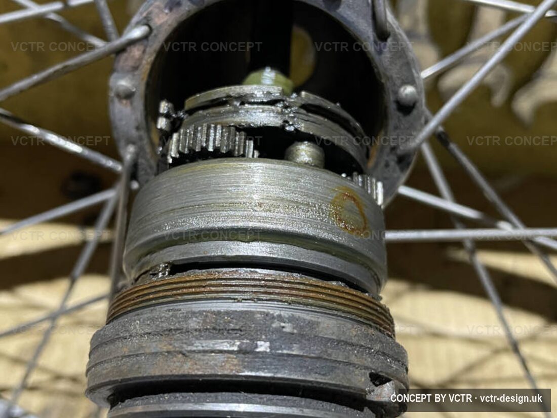 Brompton Sprinter hub internals